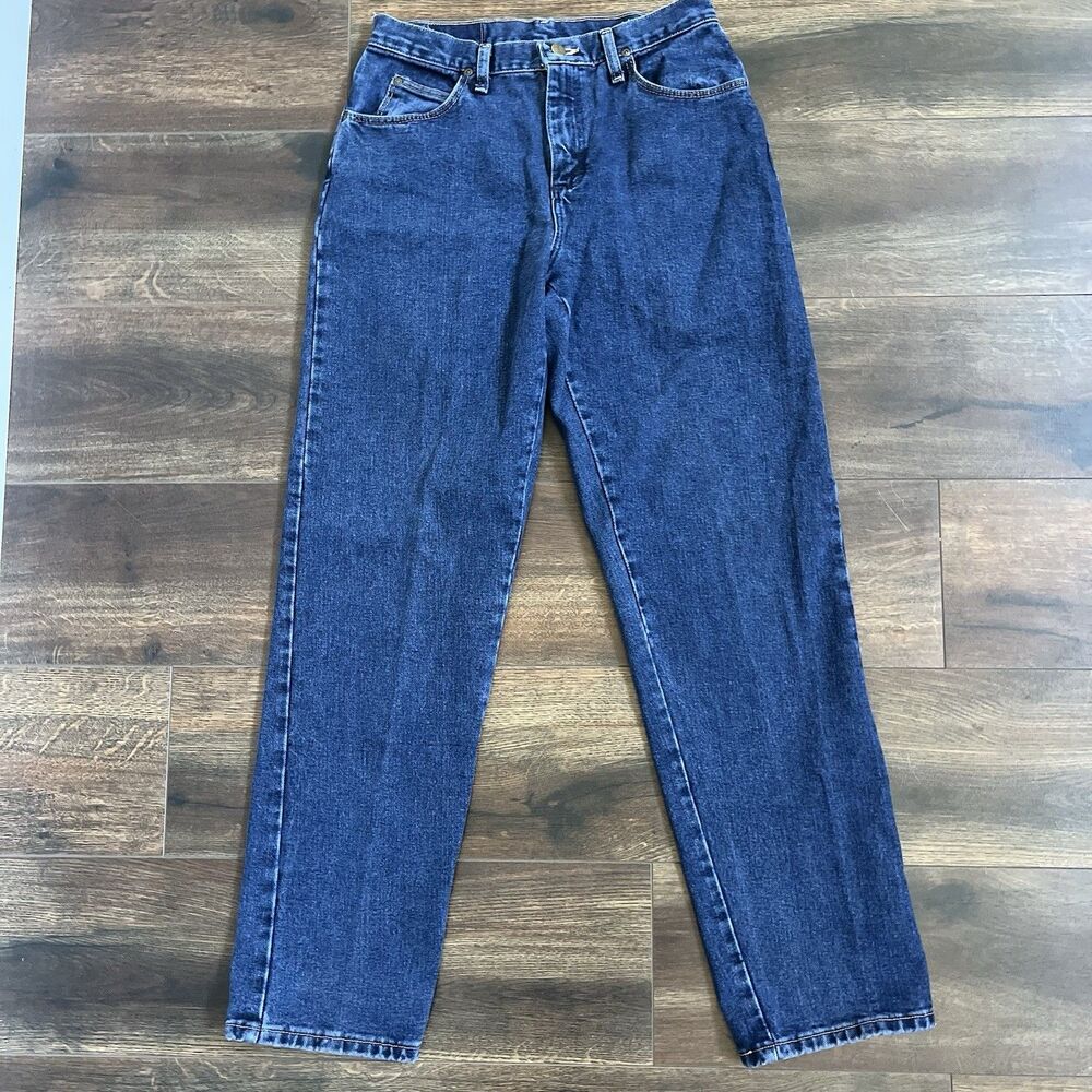 Wrangler Blues Size 8 x 34 Vintage Tapered Relaxed Fit Mom Jeans WB101AD Denim